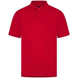 Henbury Mens Pique Polo Shirt / Classic Red